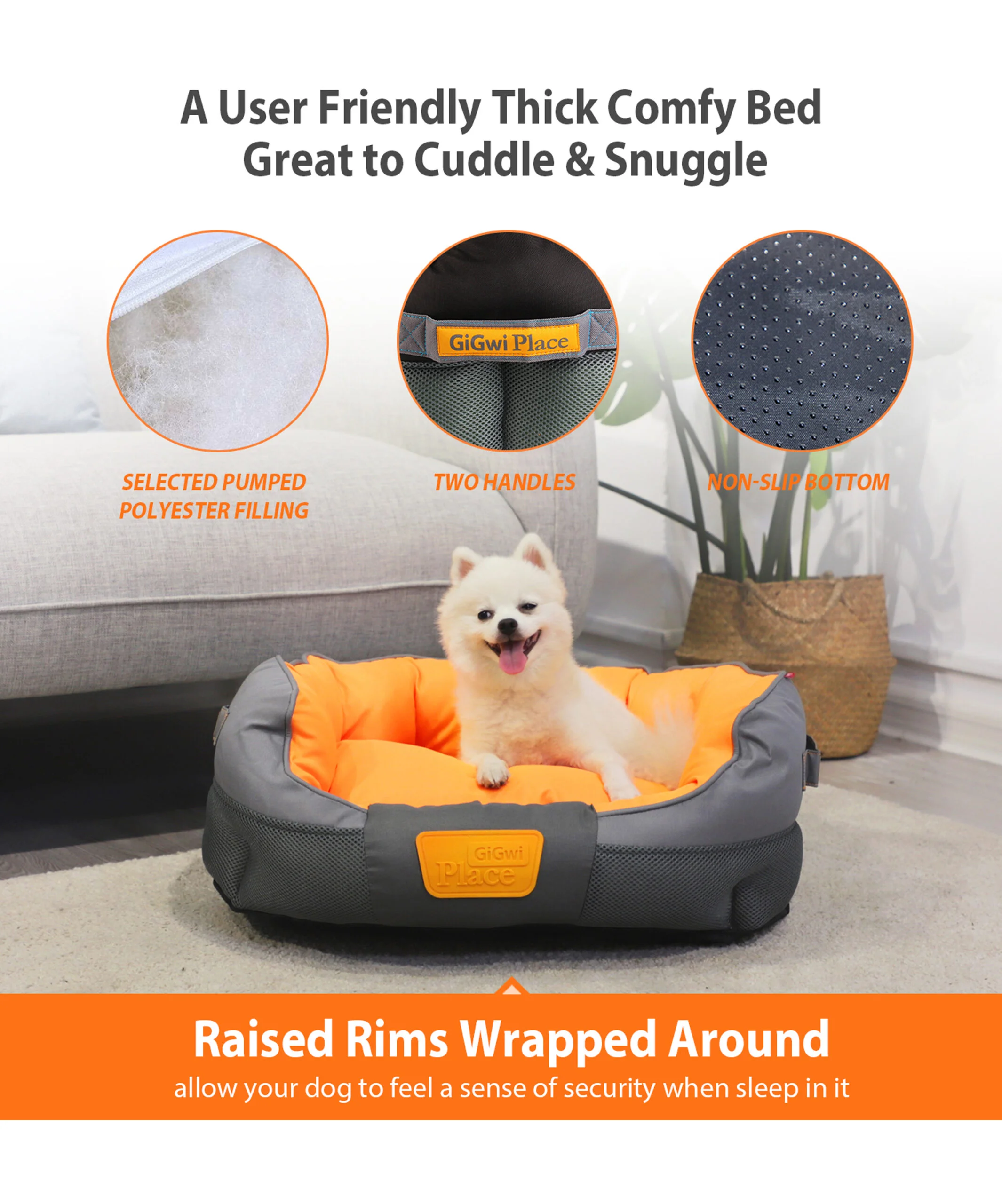 Dog Beds Cama Gigwi Place Cama Moisés Perro Premium Gigwi Place